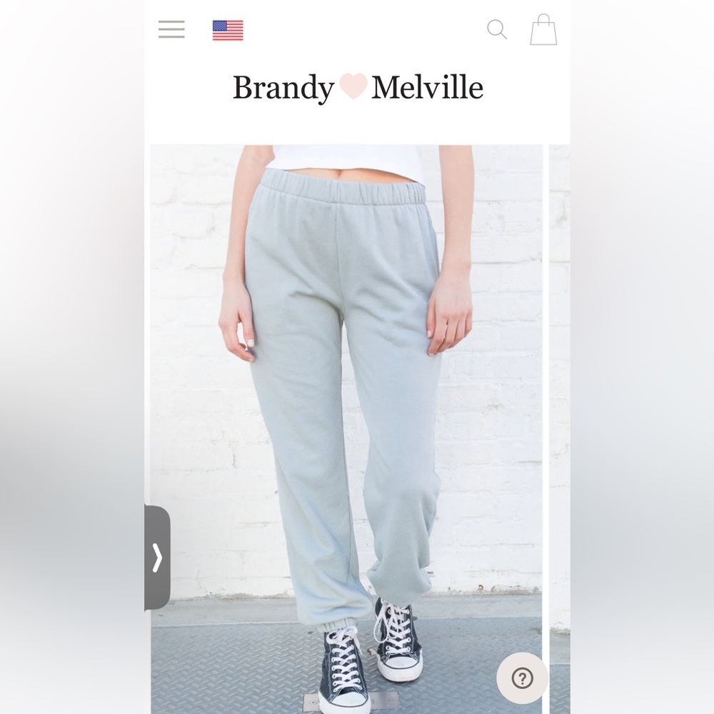 brandy melville rosa sweatpants